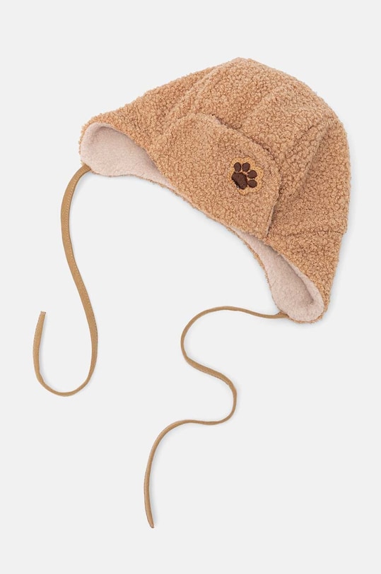 Шапка для немовлят Jamiks ALLAM аплікація коричневий ALLAM.NAK.gl.JZH090
