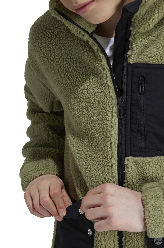 adidas hanorac polar pentru copii J SHERPAKT IY6913 verde