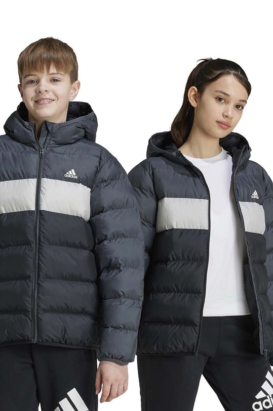 adidas geaca copii J SDKT cu captuseala gri IY6918