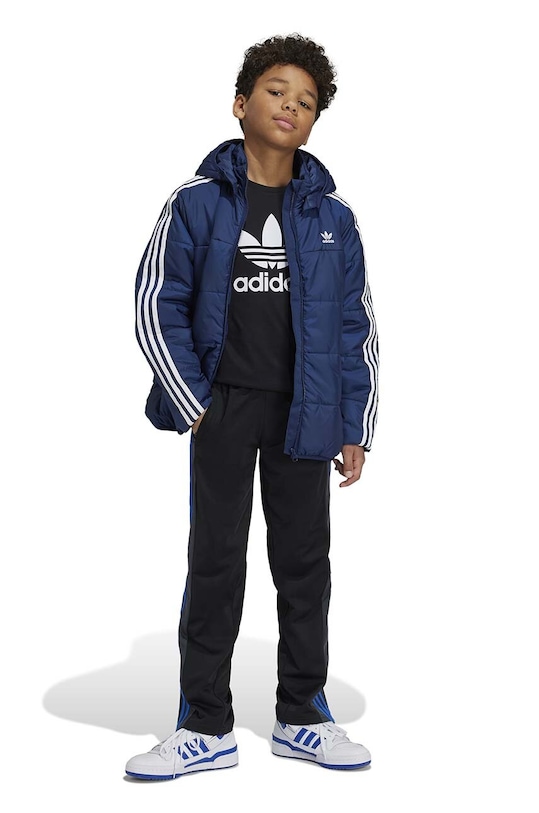adidas Originals geaca copii PADDEDACKET cu captuseala bleumarin IY7494