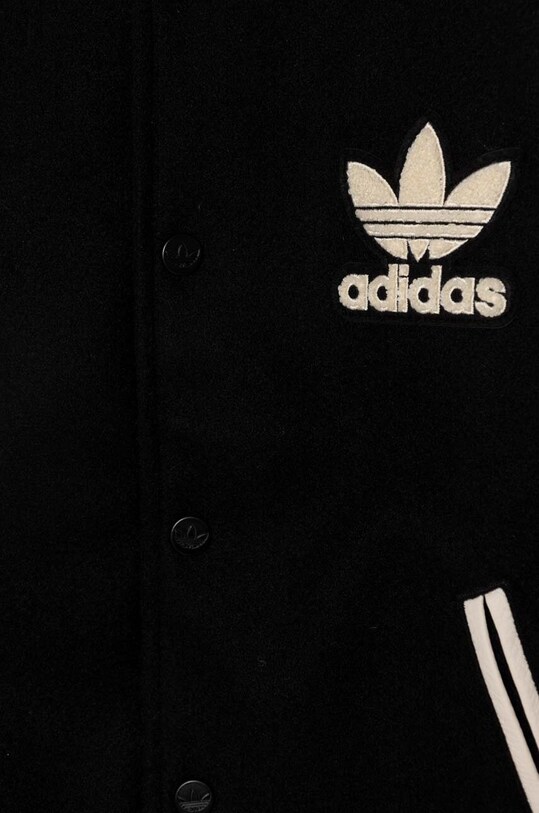 Detská bunda bomber adidas Originals VRCTACKET čierna IY7505