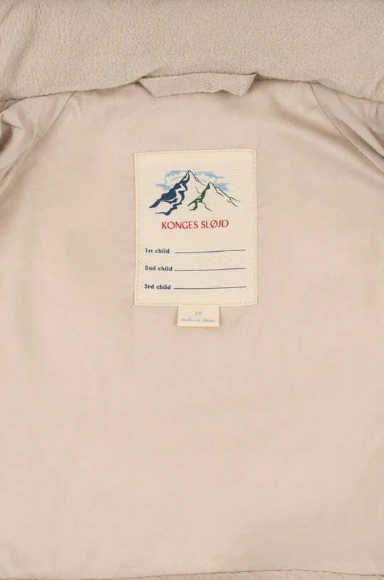 Παιδικό μπουφάν Konges Sløjd NUKA JACKET GRS KS101204 μπεζ