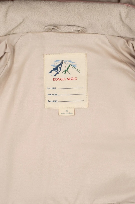 Παιδικό μπουφάν Konges Sløjd NUKA JACKET GRS KS101204 πορτοκαλί