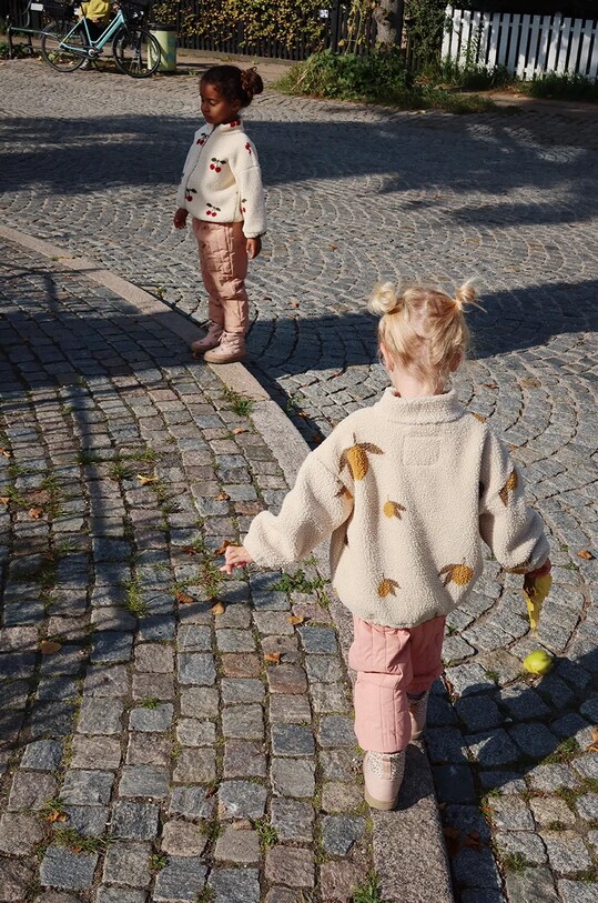 Дитяча куртка Konges Sløjd JODY TEDDY JACKET GRS KS101242