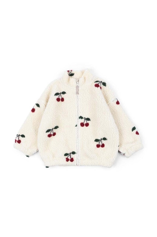 Dětská bunda Konges Sløjd JODY TEDDY JACKET GRS KS101242 béžová AW24