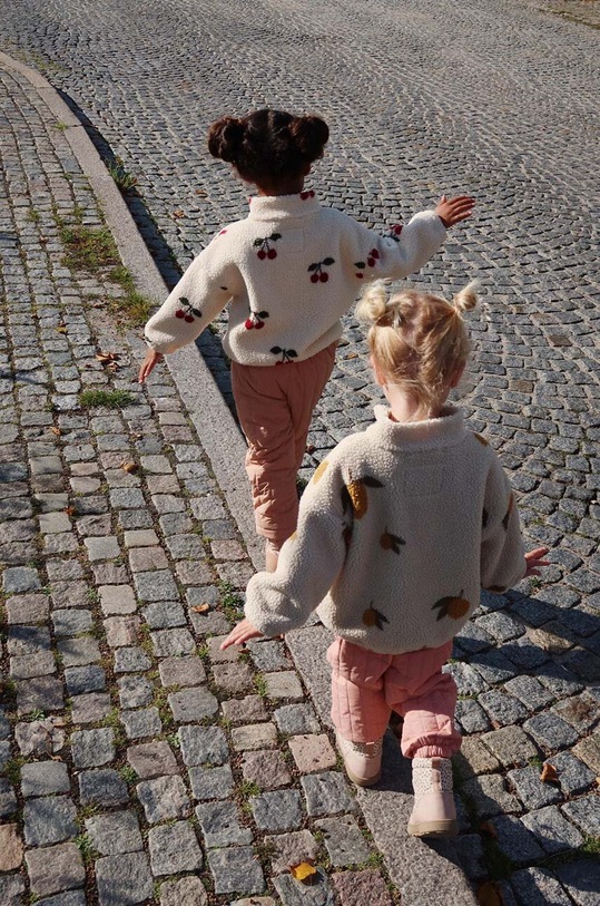 Dětská bunda Konges Sløjd JODY TEDDY JACKET GRS KS101242