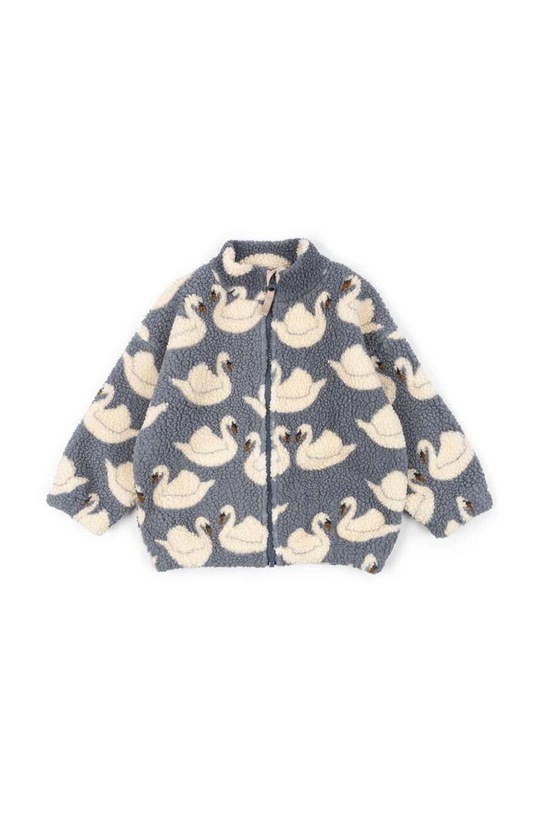 Dětská bunda Konges Sløjd JODY TEDDY JACKET GRS KS101242 modrá AW24