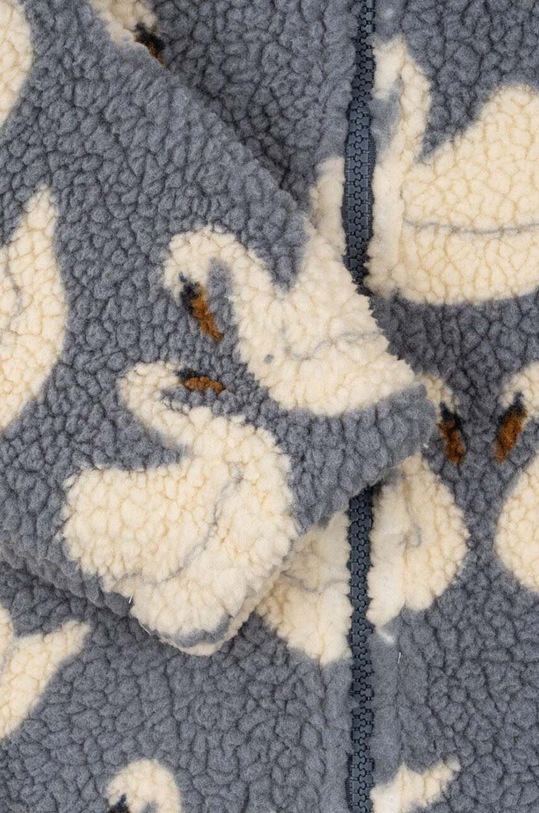 Dětská bunda Konges Sløjd JODY TEDDY JACKET GRS KS101242 modrá