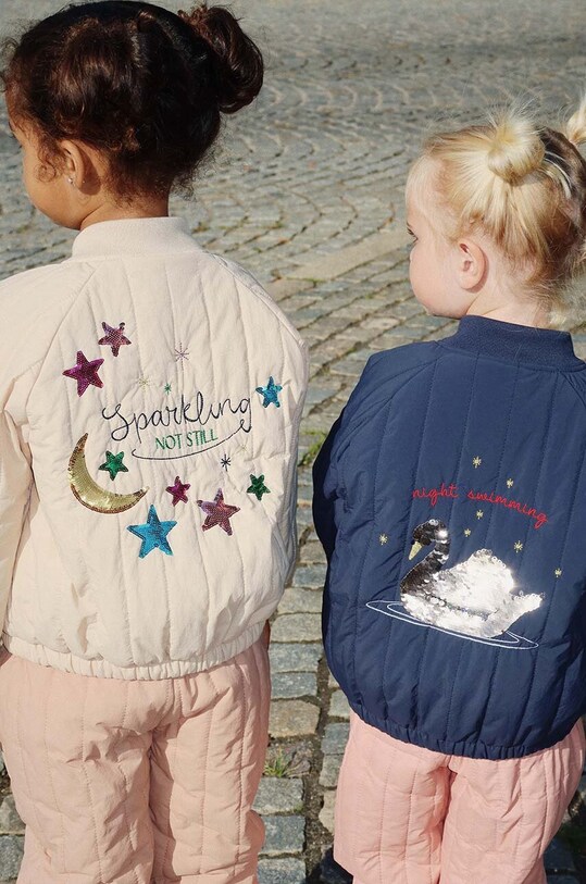 Дитяча куртка-бомбер Konges Sløjd JUNO SEQUIN BOMBER JACKET KS101250