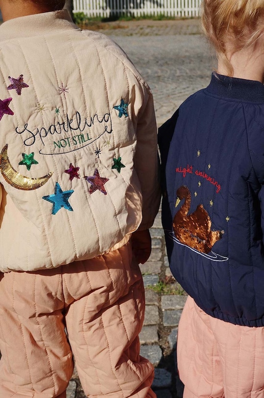 Детско яке бомбър Konges Sløjd JUNO SEQUIN BOMBER JACKET KS101250