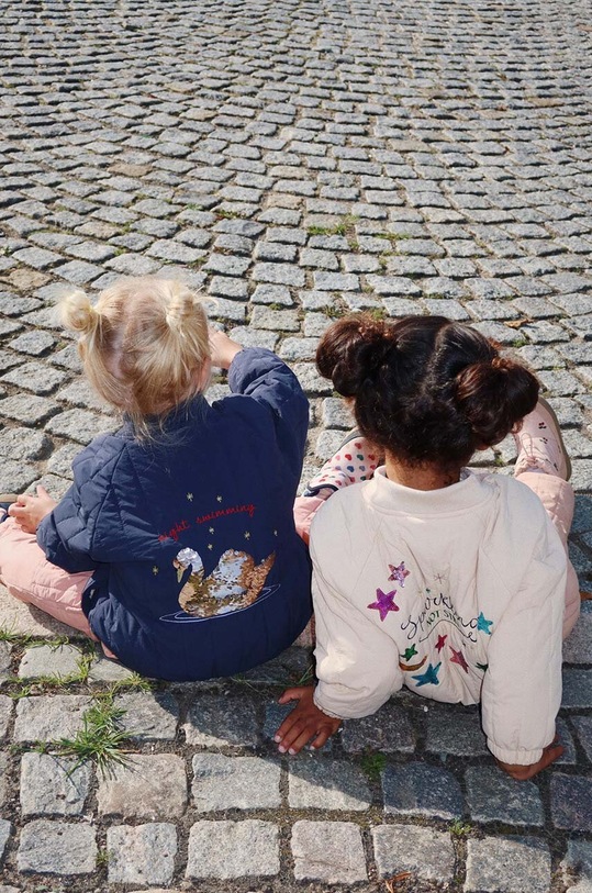 Детско яке бомбър Konges Sløjd JUNO SEQUIN BOMBER JACKET KS101250