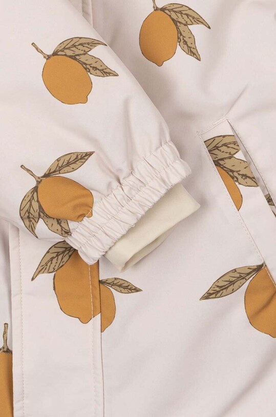 Dětská zimní kombinéza Konges Sløjd NOHR SNOWSUIT PRINT KS101277 béžová