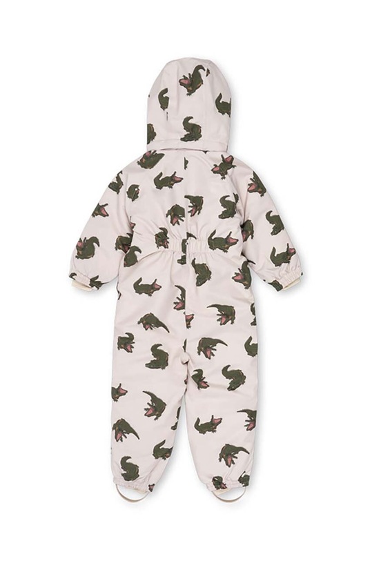 Chłopiec Konges Sløjd kombinezon zimowy dziecięcy NOHR SNOWSUIT PRINT KS101277 beżowy