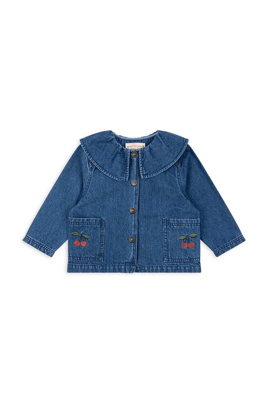 Dětská riflová bunda Konges Sløjd MAGOT DENIM SHIRT GOTS riflovina modrá KS101582