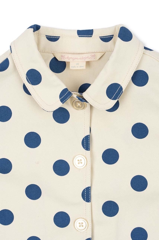 Мальчик Детская куртка Konges Sløjd NOLA SHIRT JACKET GOTS KS101637 белый