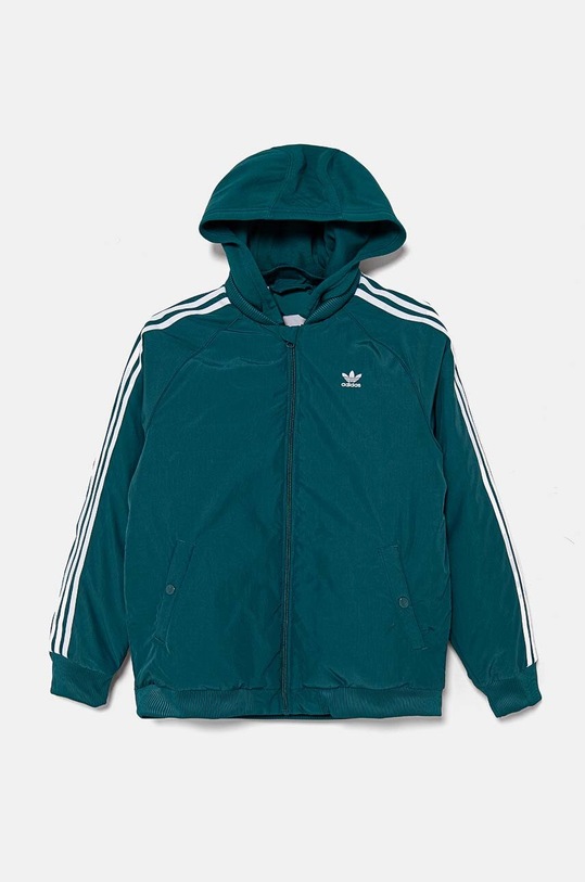 adidas Originals kurtka bomber dziecięca BOMBERACKET IY0015 turkusowy AW24