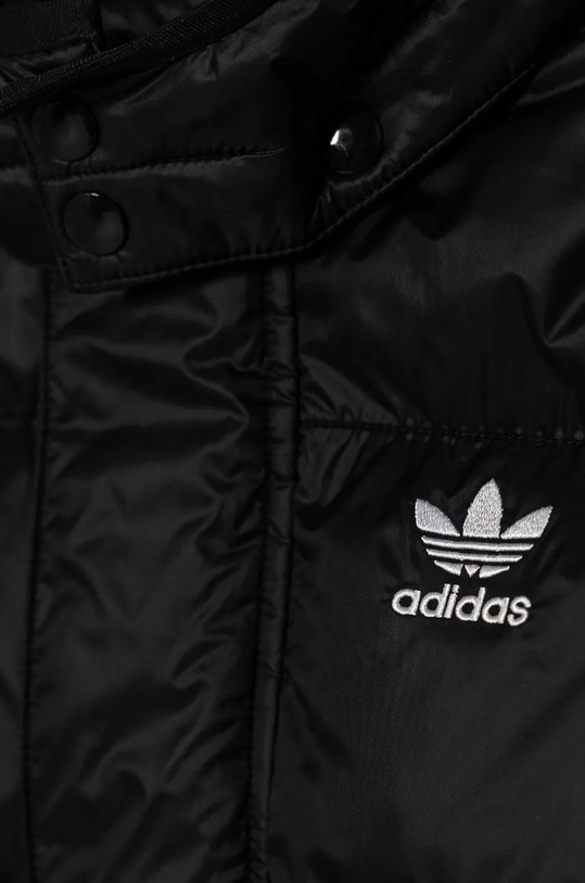 Дитяча пухова куртка adidas Originals DOWNACKET ELO чорний IY7498