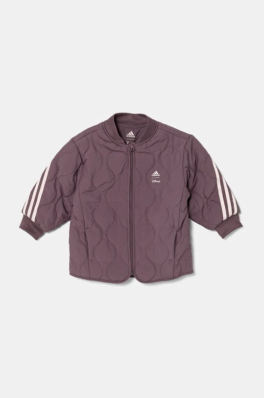 Мальчик Детская двусторонняя куртка adidas LG DY MDKT IV9651 фиолетовой