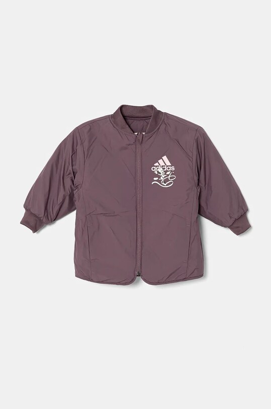 Детская двусторонняя куртка adidas LG DY MDKT фиолетовой IV9651