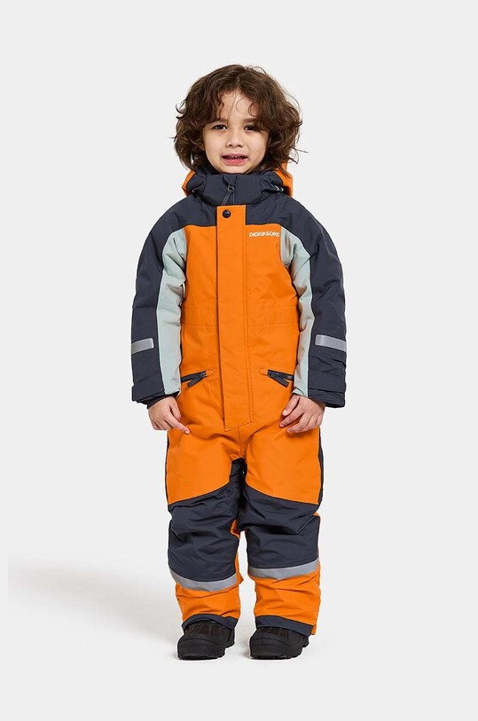 Dětská zimní kombinéza Didriksons NEPTUN K COVER s podšívkou oranžová 505464
