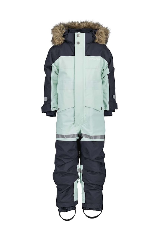 Dječji zimski kombinezon Didriksons BJÄRVEN KDS COVER 505466 zelena AW24