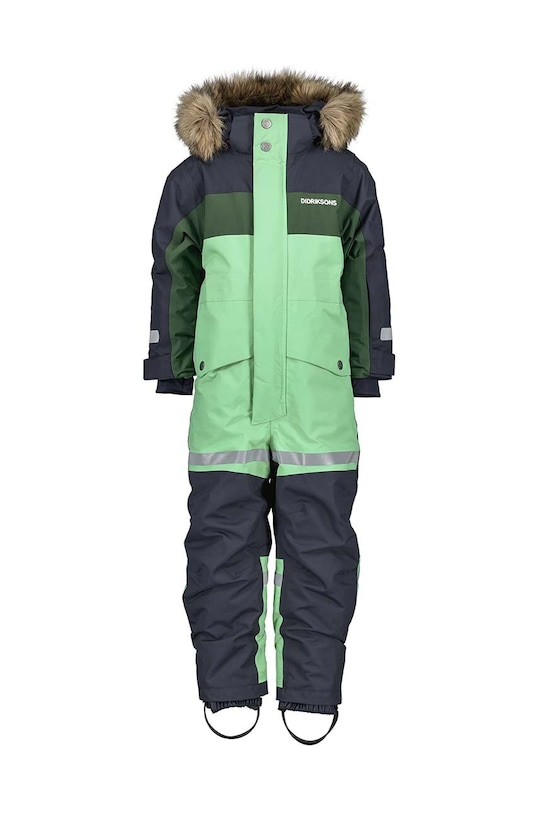 Dječji zimski kombinezon Didriksons BJÄRVEN KDS COVER 505466 zelena AW24