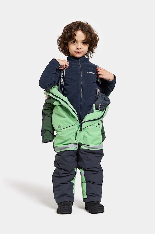 Dječji zimski kombinezon Didriksons BJÄRVEN KDS COVER zelena 505466