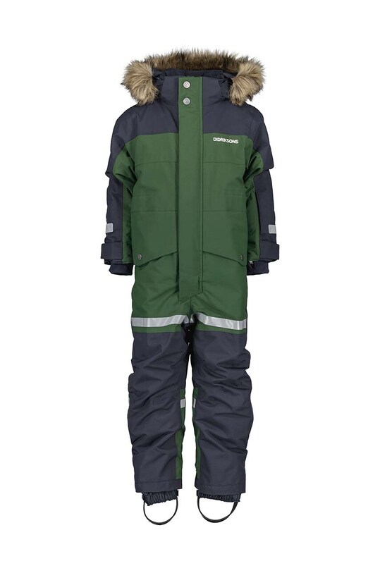 Dječji zimski kombinezon Didriksons BJÄRVEN KDS COVER 505466 zelena AW24
