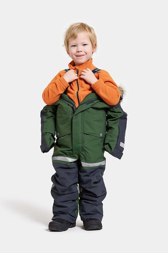 Dječji zimski kombinezon Didriksons BJÄRVEN KDS COVER zelena 505466