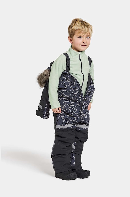 Didriksons salopete de iarna pentru copii BJÄRVEN KDS COV SE burgundia 505463