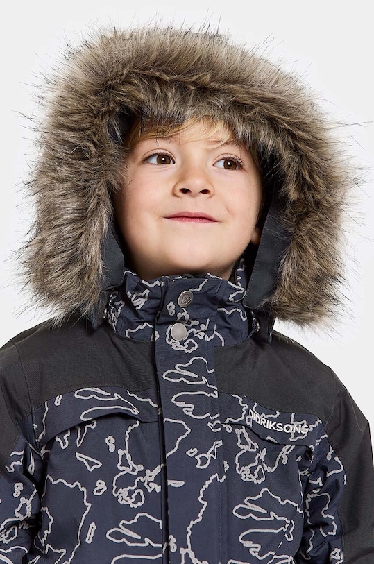 Didriksons salopete de iarna pentru copii BJÄRVEN KDS COV SE 505463 burgundia