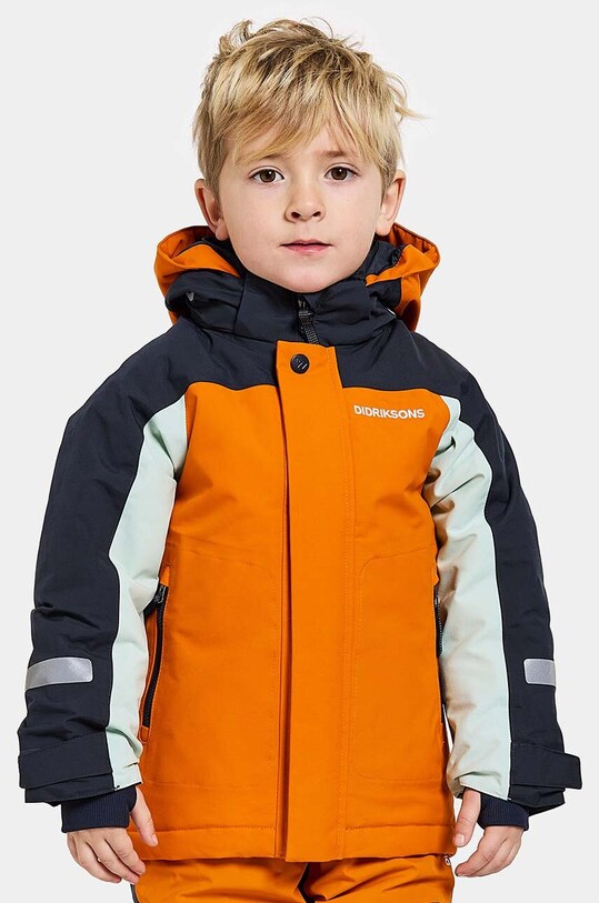 Дитяча куртка Didriksons NEPTUN KIDS JKT з утепленням помаранчевий 505472
