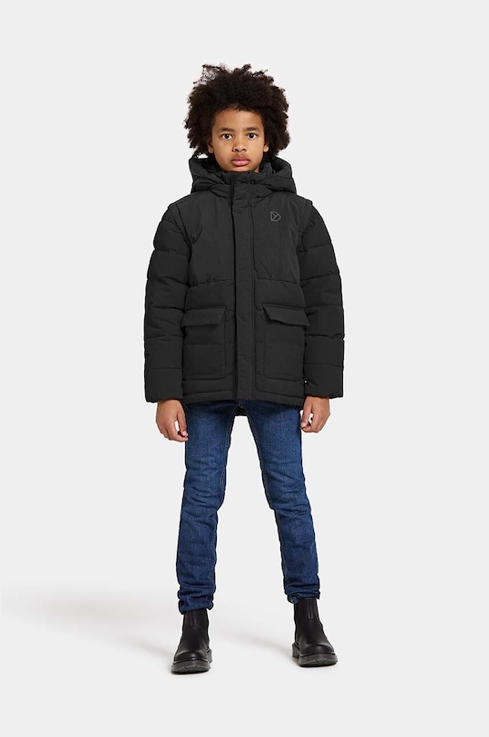 Didriksons geaca copii GRANITE KIDS JKT cu captuseala negru 505390