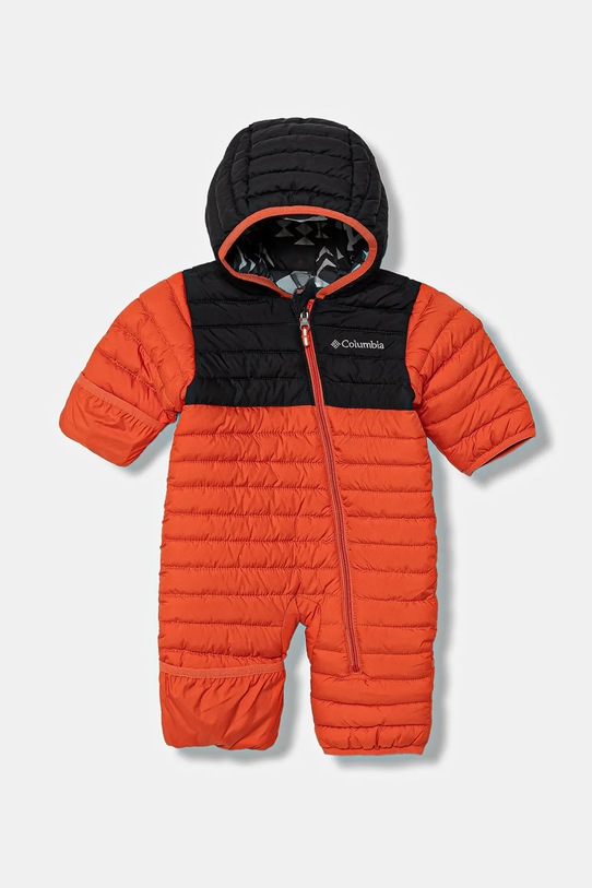 Columbia kombinezon niemowlęcy Powder Lite Reversible Bunting pozostałe pomarańczowy 2088751