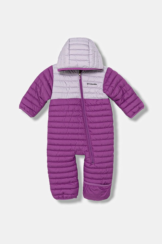 Columbia kombinezon niemowlęcy Powder Lite Reversible Bunting 2088751 fioletowy AW25