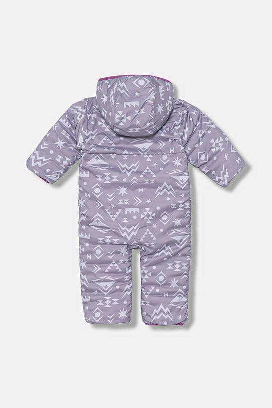 Chłopiec Columbia kombinezon niemowlęcy Powder Lite Reversible Bunting 2088751 fioletowy