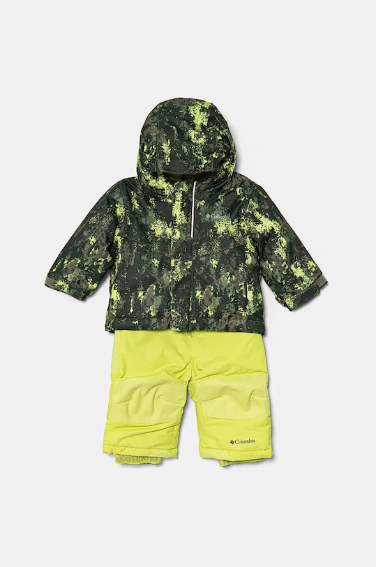 Columbia jachetă și pantaloni pentru copii Buga Set cu captuseala verde 2088903