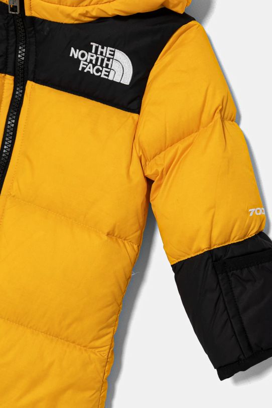 Băieți The North Face salopetă din puf pentru bebeluși BABY 1996 RETRO NUPTSE ONE PIECE NF0A7WPF56P1 galben