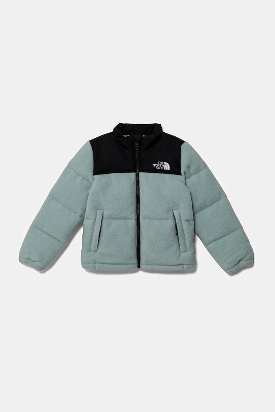 Detská páperová bunda The North Face KID 1996 RETRO NUPTSE JACKET zateplené tyrkysová NF0A82TS1OC1