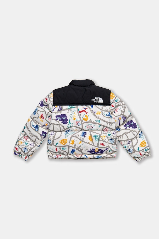 Dětská péřová bunda The North Face KID 1996 RETRO NUPTSE JACKET NF0A82TS4FO1 béžová AW24