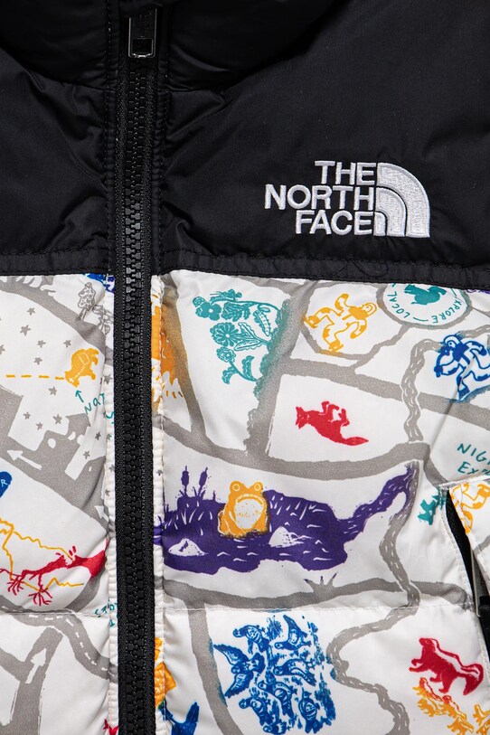 Chłopiec The North Face kurtka puchowa dziecięca KID 1996 RETRO NUPTSE JACKET NF0A82TS4FO1 beżowy