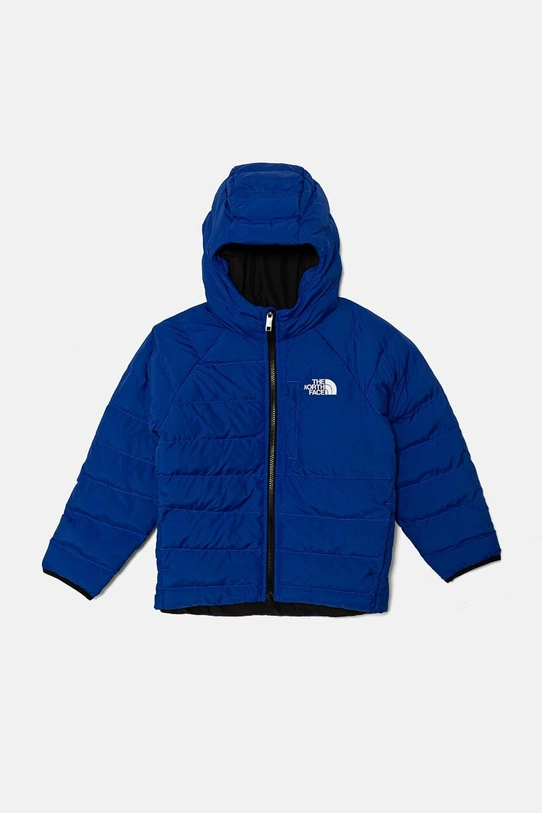 The North Face geaca reversibila pentru copii REVERSIBLE PERRITO HOODED JACKET cu captuseala albastru NF0A88TWCZ61