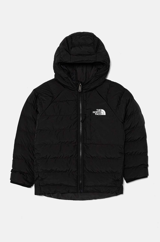 The North Face geaca reversibila pentru copii REVERSIBLE PERRITO HOODED JACKET cu captuseala negru NF0A88TWJK31