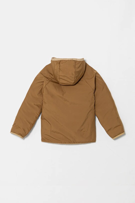 Băieți The North Face geaca reversibila pentru copii REVERSIBLE PERRITO HOODED JACKET NF0A88TWLK51 galben