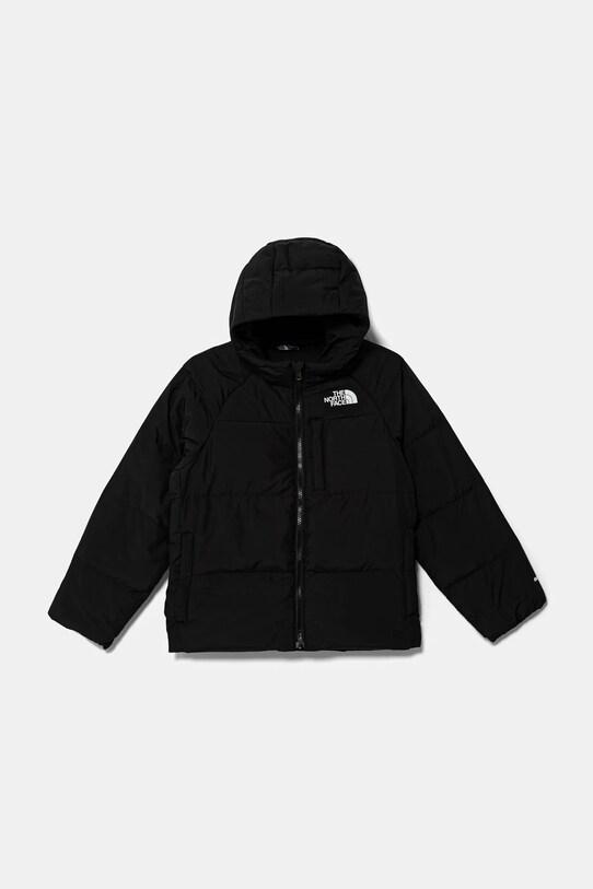 Detská páperová bunda The North Face NORTH DOWN HOODED JACKET zateplené čierna NF0A88TXJK31