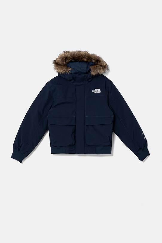 The North Face piumino bambini MCMURDO HOODED JACKET foderato blu navy NF0A88V38K21