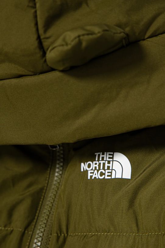 Chłopiec The North Face kurtka puchowa niemowlęca BABNORTH DOWN FLEECE LINED JACKET NF0A88W2PIB1 zielony