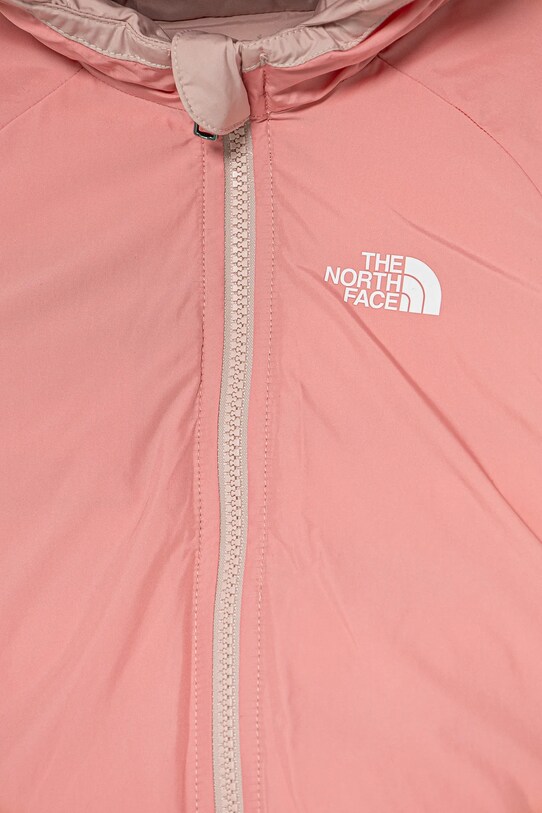 The North Face jachetă pentru copii cu două fețe BABREVERSIBLE PERRITO HOODED JACKET NF0A88W3LK61 roz