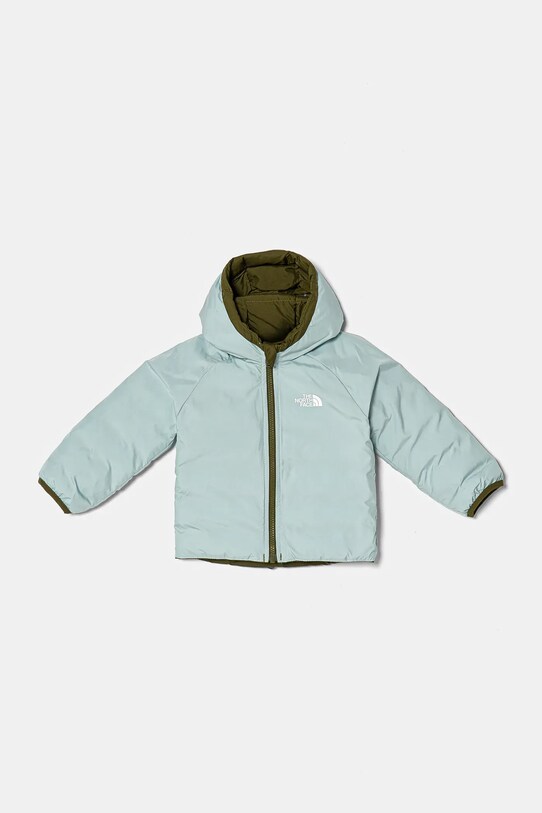 The North Face giacca per bambini double-face BABREVERSIBLE PERRITO HOODED JACKET transitorio verde NF0A88W3PIB1