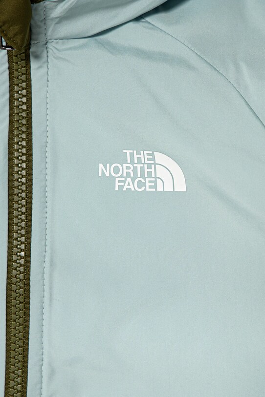 The North Face giacca per bambini double-face BABREVERSIBLE PERRITO HOODED JACKET NF0A88W3PIB1 verde
